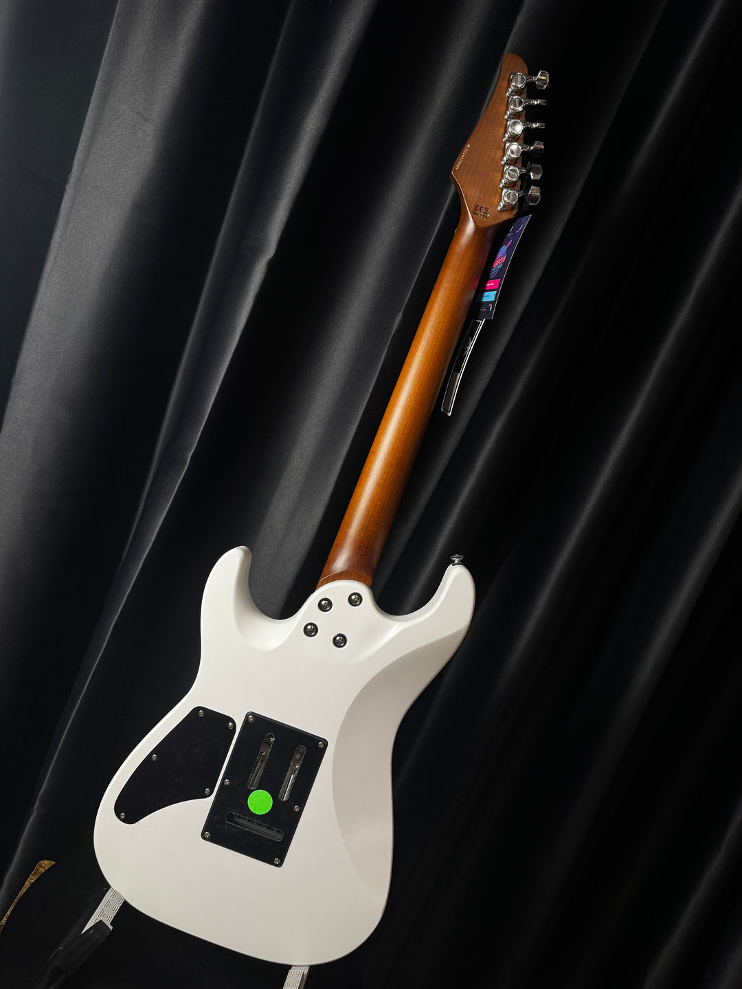 Electric Guitar Soloking MS-1 Custom 22 HSS Flat Top In Satin White Matte
