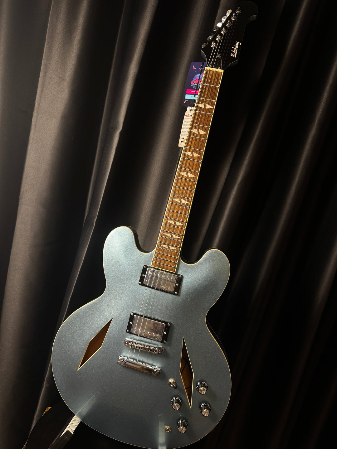Electric Guitar Soloking SDG-335 DG Style Tribute in Pelham Blue