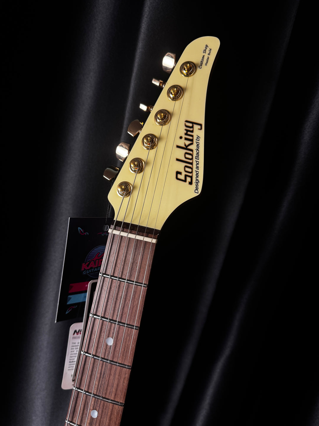 Electric Guitar Soloking MT-1G Gold Foil in Vintage White with Gold Hardware Nafiri Special Run JESCAR