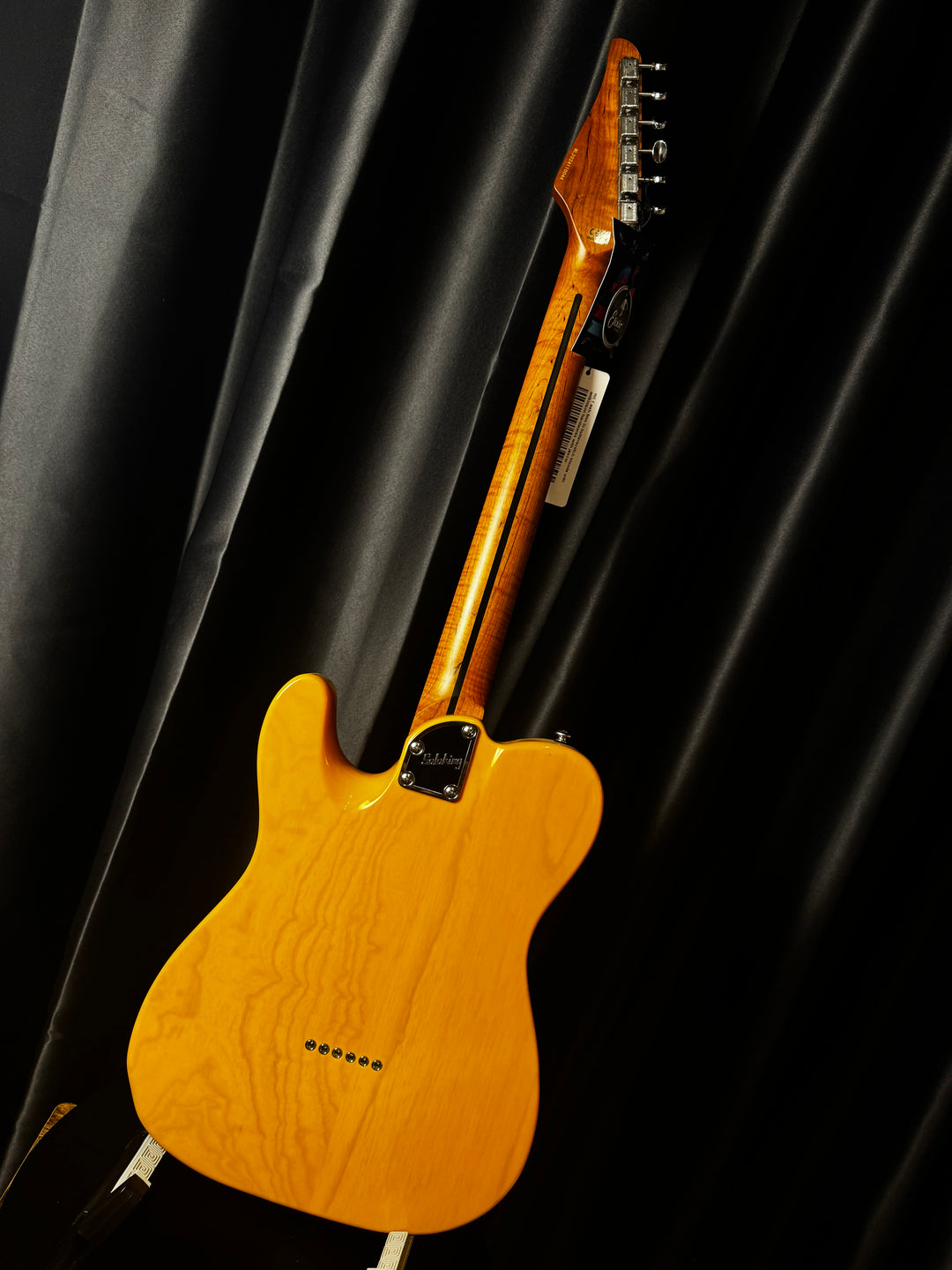 Electric Guitar Soloking MT-1 Ash Fmn With Roasted Flame Neck In Butterscotch Blonde Nafiri Special Run Jescar