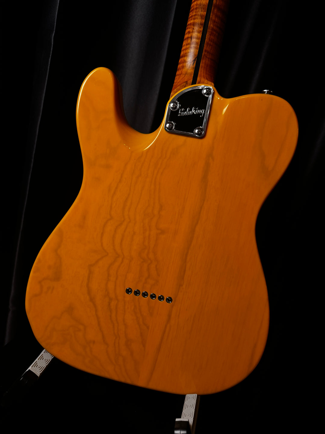 Electric Guitar Soloking MT-1 Ash Fmn With Roasted Flame Neck In Butterscotch Blonde Nafiri Special Run Jescar