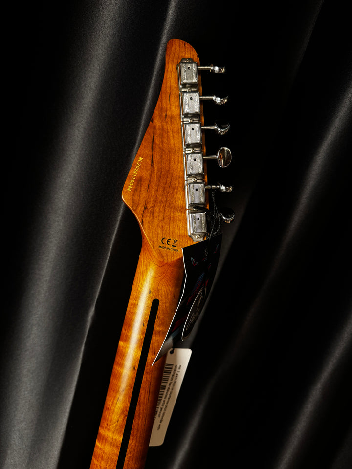 Electric Guitar Soloking MT-1 Ash Fmn With Roasted Flame Neck In Butterscotch Blonde Nafiri Special Run Jescar