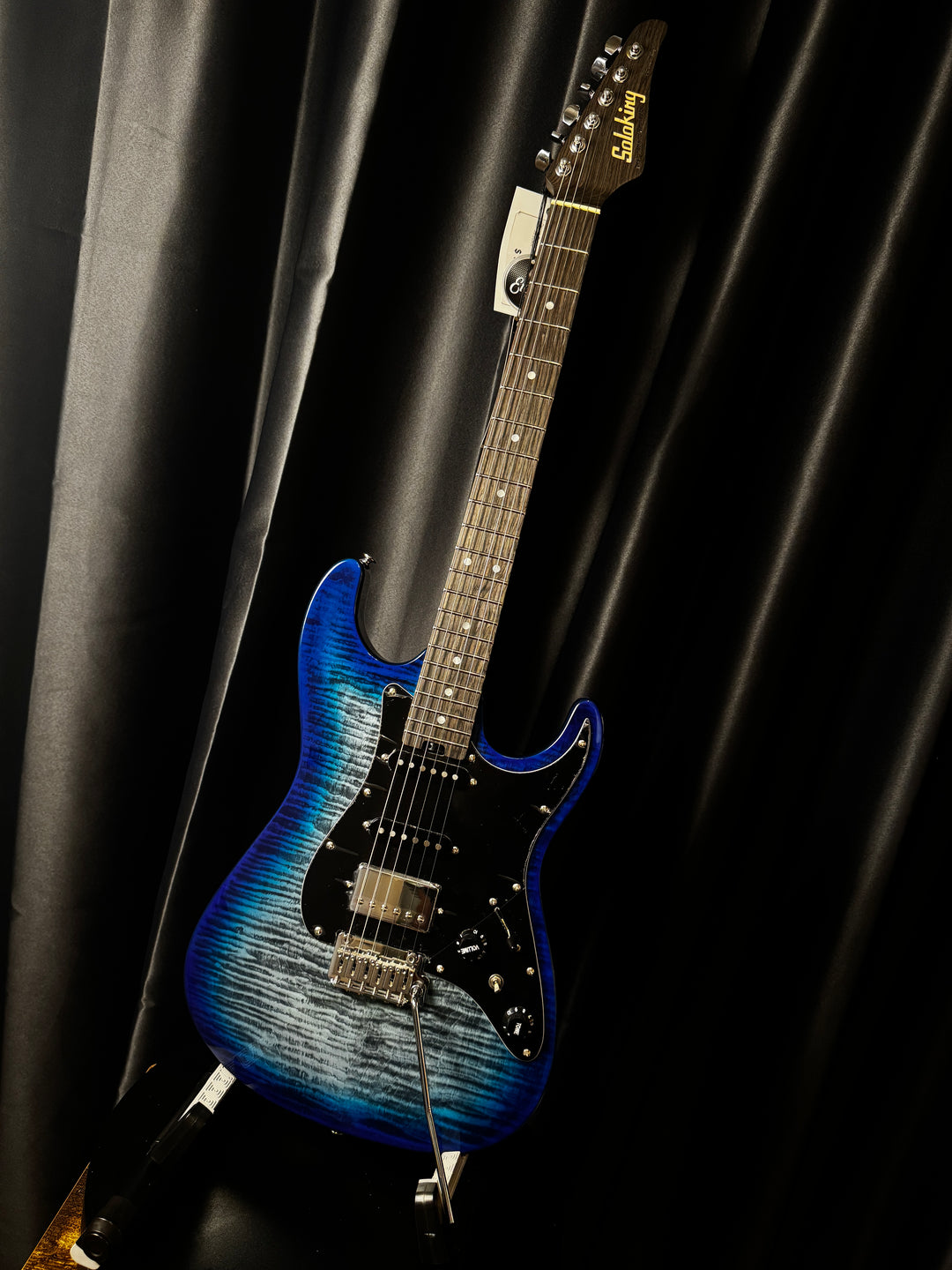 Electric Guitar Soloking MS-1 Classic MKII IN Denim Burst With 5A Flame Top Nafiri Special Run Jescar