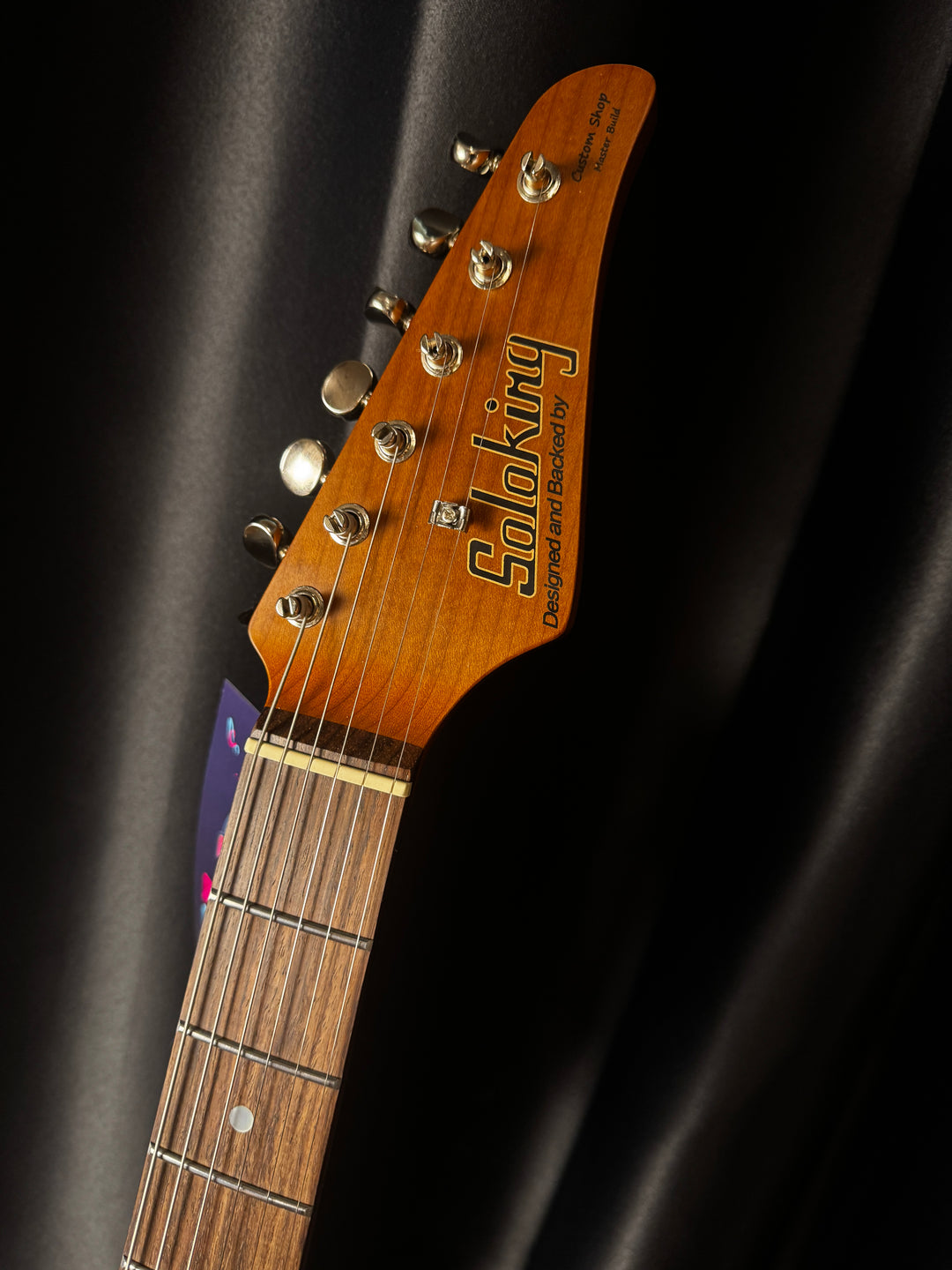 Electric Guitar Soloking MT-1 Vintage MKII With Roasted Maple Neck And Rosewood Fb In Olympic White