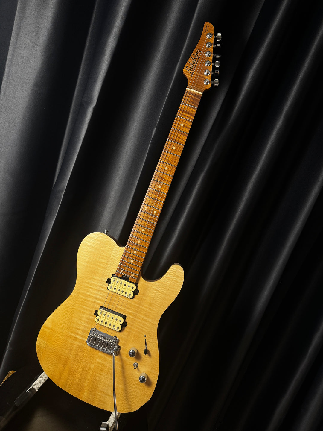 Electric Guitar Soloking MT-1 FM 24 ARTISAN FMN HH NATURAL SATIN