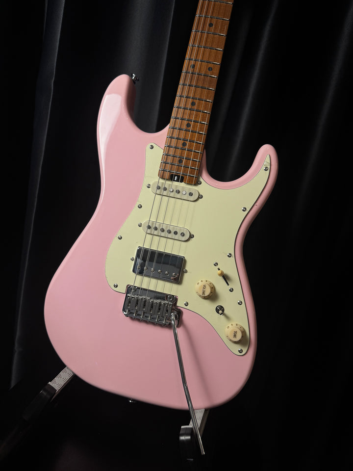 Electric Guitar Soloking MS-11 Classic MKII With Roasted Maple Fb In Shell Pink