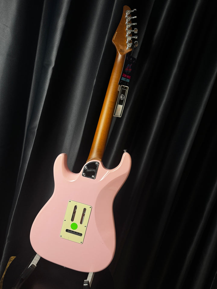 Electric Guitar Soloking MS-11 Classic MKII With Roasted Maple Fb In Shell Pink