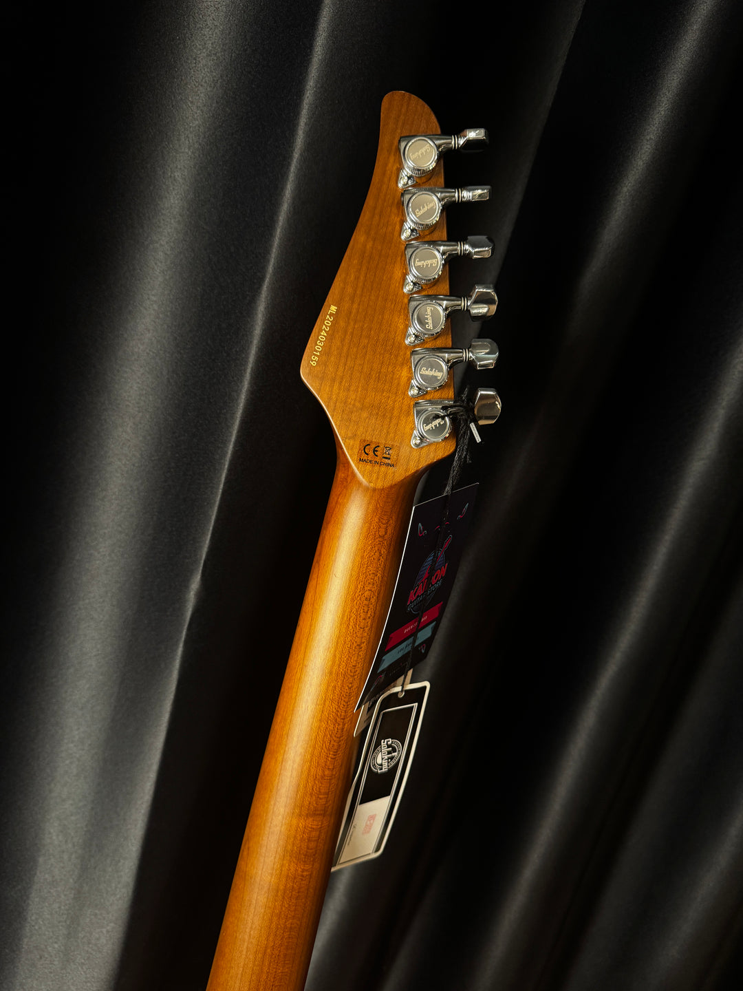 Electric Guitar Soloking MS-11 Classic MKII With Roasted Maple Fb In Shell Pink