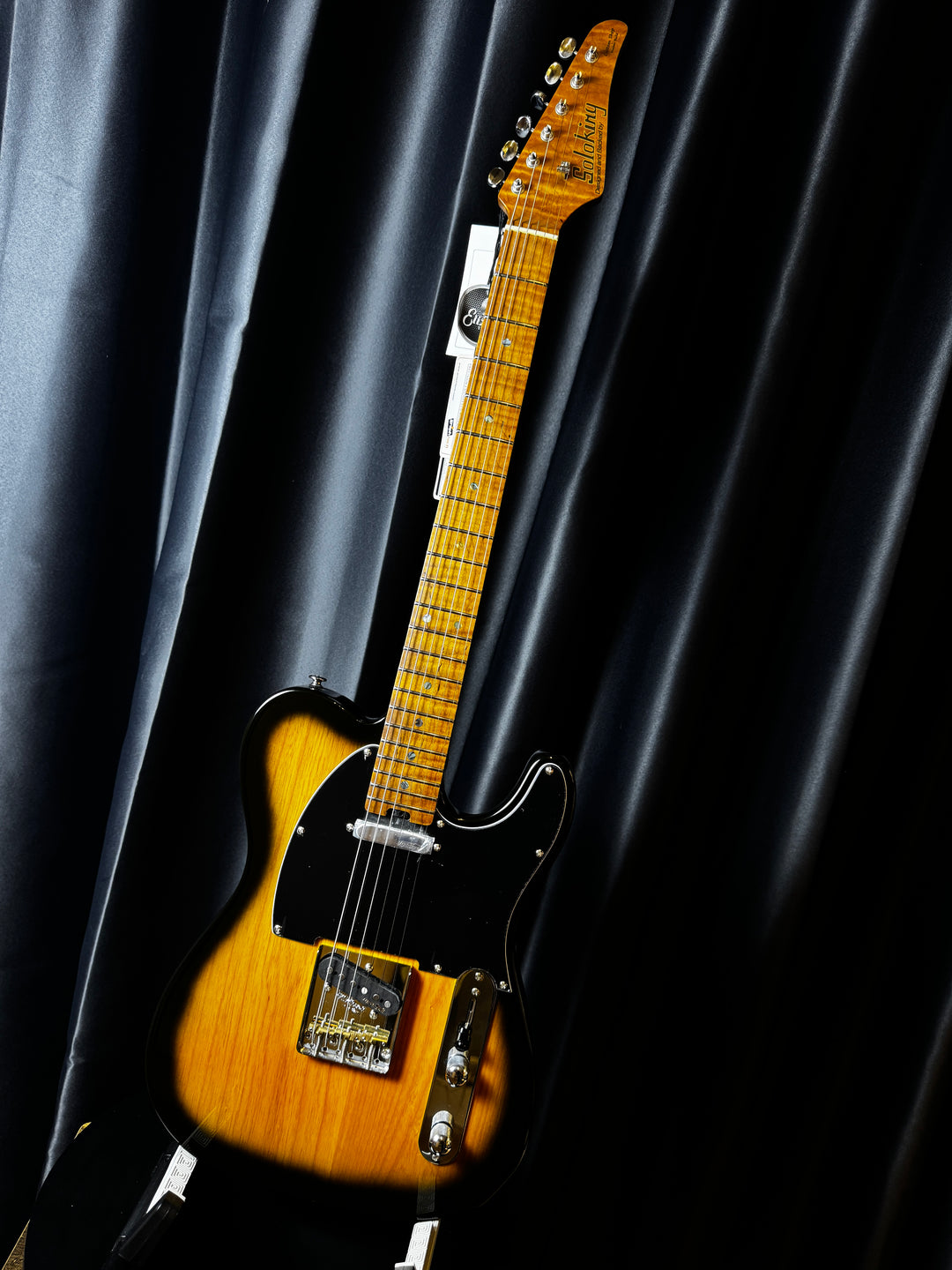 Electric Guitar Soloking MT-1 Ash Fm With Roasted Flame Maple Neck In 2 Color Sunburst Nafiri Special Run