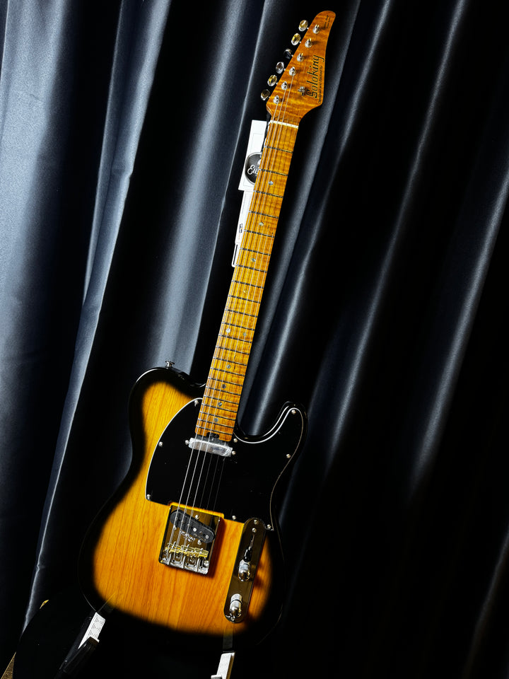 Electric Guitar Soloking MT-1 Ash Fm With Roasted Flame Maple Neck In 2 Color Sunburst Nafiri Special Run