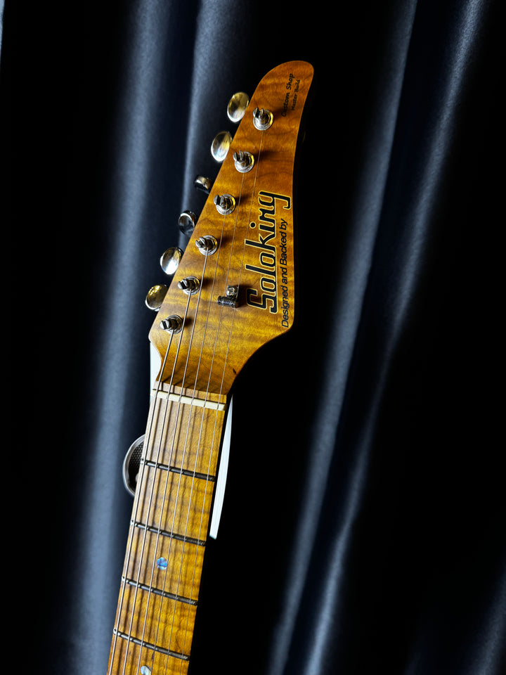 Electric Guitar Soloking MT-1 Ash Fm With Roasted Flame Maple Neck In 2 Color Sunburst Nafiri Special Run