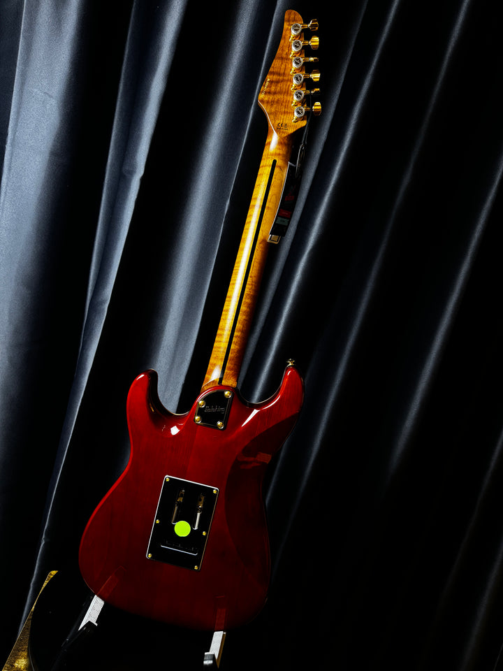 Electric Guitar Soloking MS-1 Classic FMN ELITE In Moonlight Burst With Roasted Flame Maple Neck
