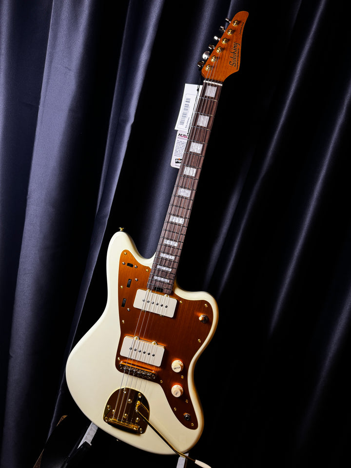 Electric Guitar Soloking JM40 Offset Deluxe in Olympic White