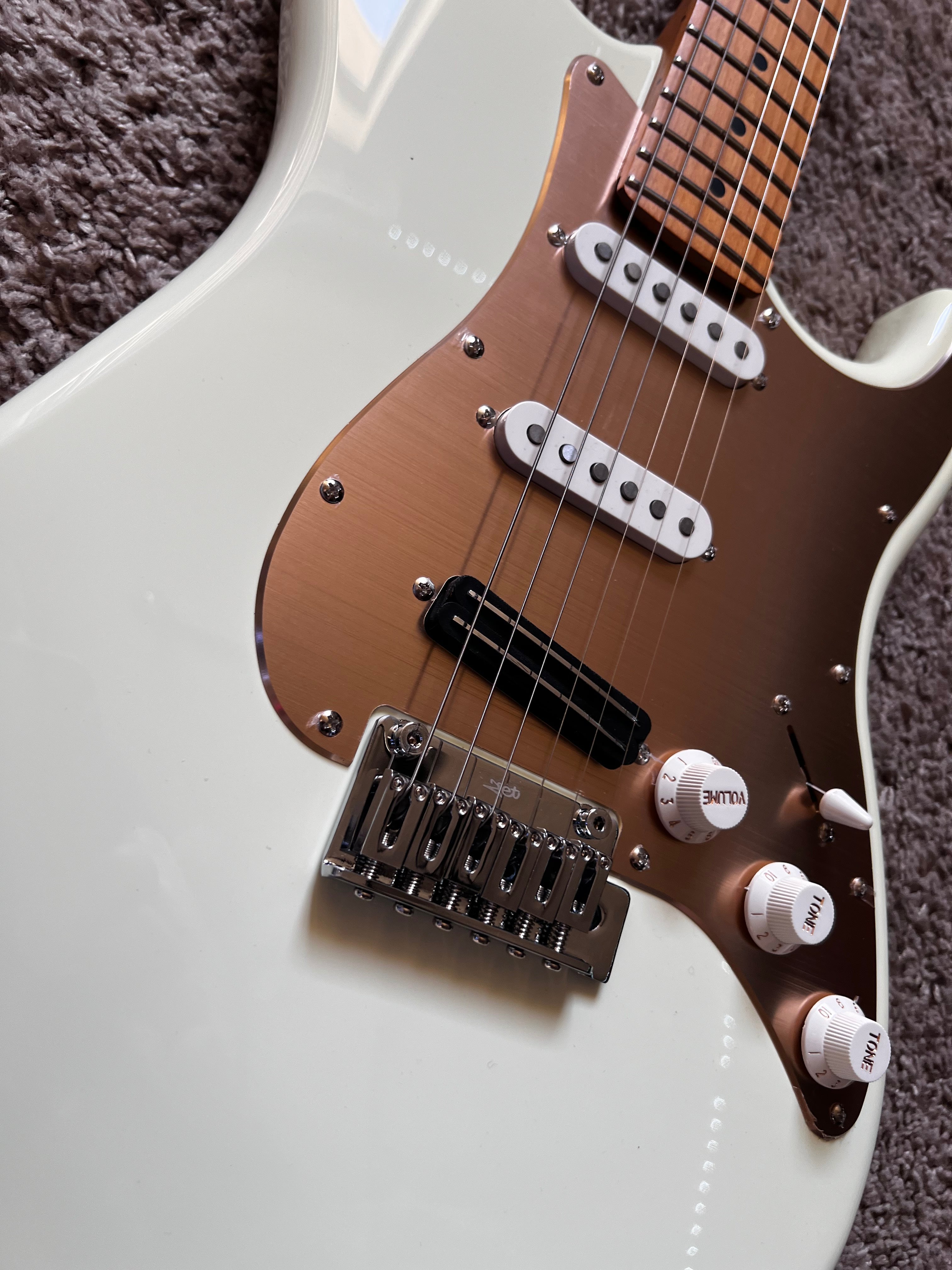 Electric Guitar Jet Guitars JS400 OW KR HSS Kairon Limited