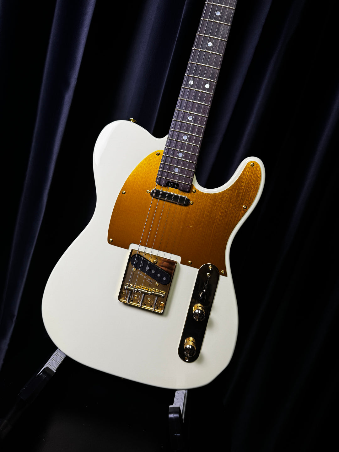Electric Guitar Soloking MT-1G Elite In Vintage White With Gold Hardware Nafiri Special Run