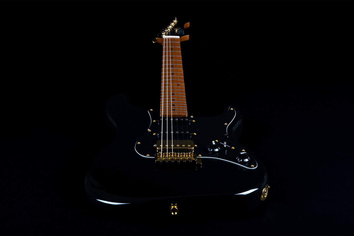Electric Guitar Jet Guitars JS400 BKG Black Free Setup