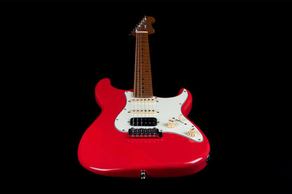 Electric Guitar Jet Guitars JS400 CRD Coral Red Free Setup