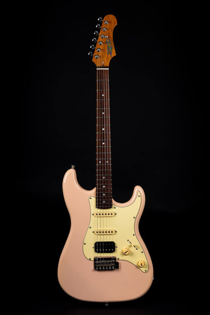 Electric Guitar Jet Guitars JS400 PKR Shell Pink Free Setup