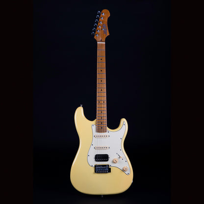 Electric Guitar Jet Guitars JS400 VYW Vintage Yellow Free Setup