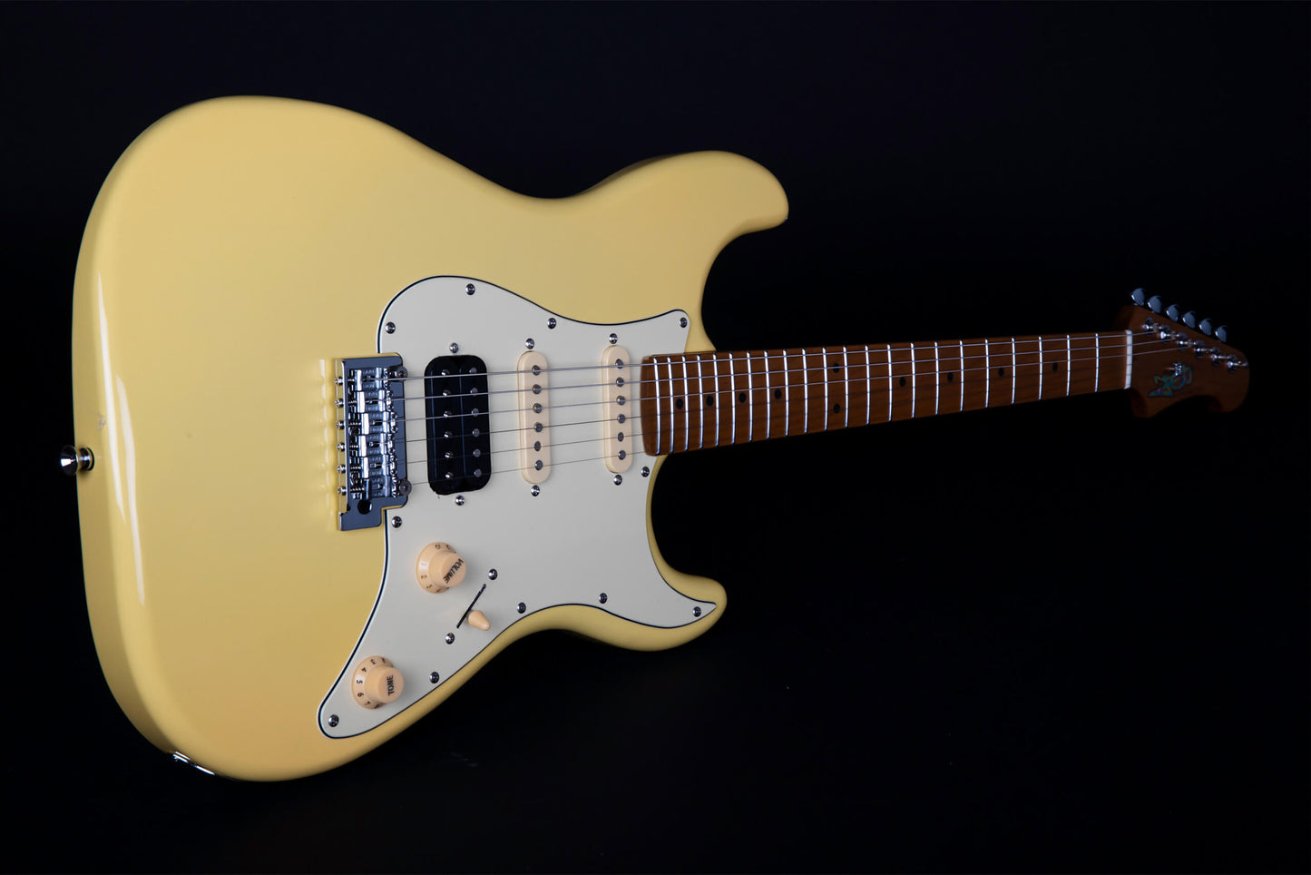 Electric Guitar Jet Guitars JS400 VYW Vintage Yellow Free Setup