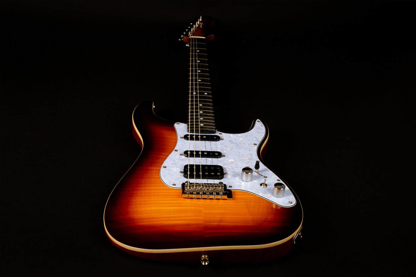 Electric Guitar Jet Guitars JS600 BS Sunburst Free Setup