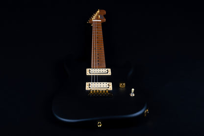Electric Guitar Jet Guitars JS700 MBK Matte Black Free Setup