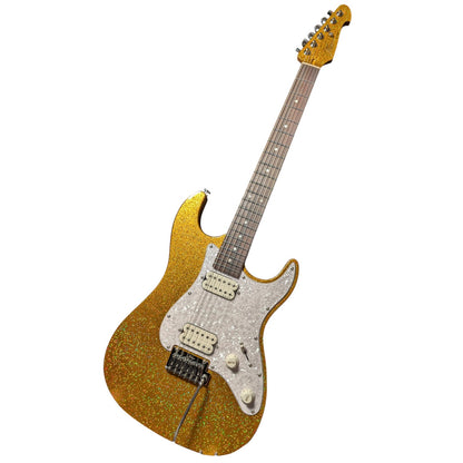 Electric Guitar Keipro Ks-Deluxe-Sparkle HH MGD Include Gig Bag
