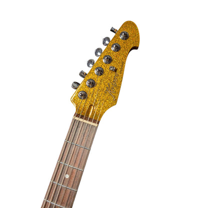 Electric Guitar Keipro Ks-Deluxe-Sparkle HH MGD Include Gig Bag