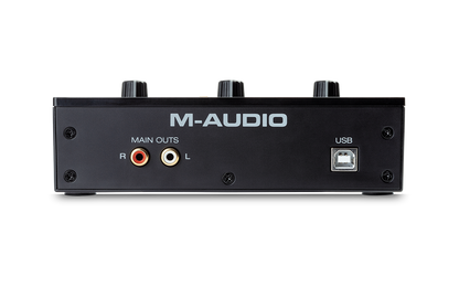 Audio Interface M-AUDIO M-Track Solo USB Recording, Streaming and Podcasting with XLR, Line and DI Inputs