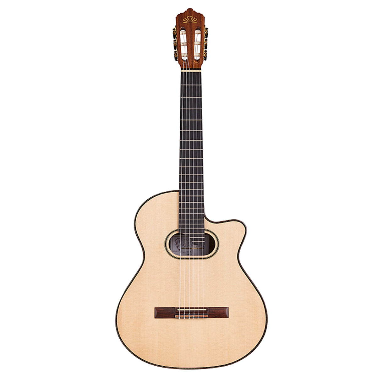 Argentine Tango La Alpujarra Model 100KFIX Classical Concert Guitar With Case And Fishman Prefix Plus T