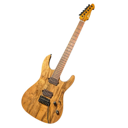 Electric Guitar Keipro Modern Custom Black Limba H.H Include Gig Bag