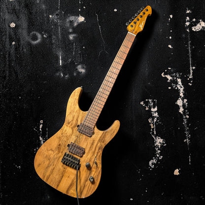 Electric Guitar Keipro Modern Custom Black Limba H.H Include Gig Bag