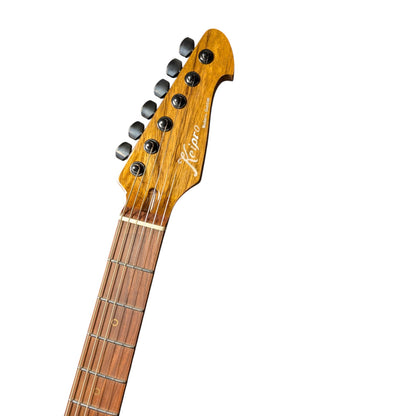 Electric Guitar Keipro Modern Custom Black Limba H.H Include Gig Bag