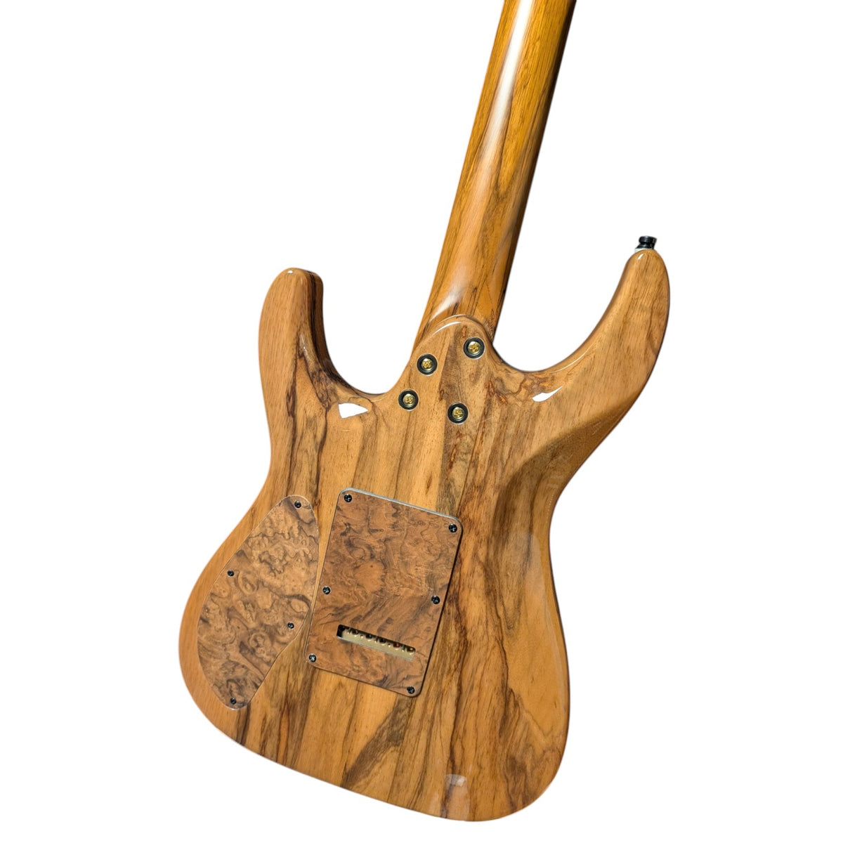 Electric Guitar Keipro Modern Custom Black Limba H.H Include Gig Bag