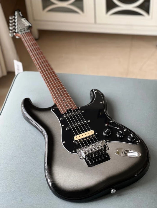 Electric Guitar Soloking MS-1 Classic 22 HSS FR In Silverburst Nafiri Special Run Jescar