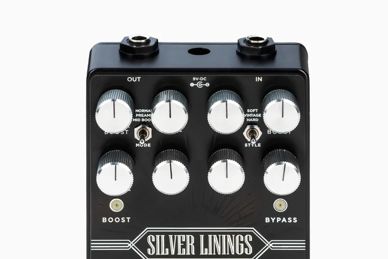 DSM &amp; Humboldt Electronics Silver Linings Drive/Preamp Guitar Pedal