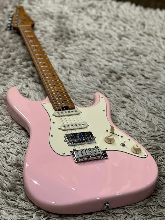 Electric Guitar Soloking MS-11 Classic MKII With Roasted Maple Fb In Shell Pink