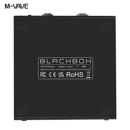 M-Vave Blackbox Multi-effects Rechargeable Pedal for Guitar or Bass