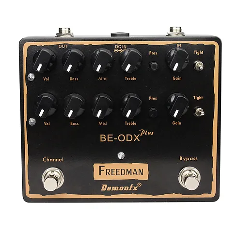 DemonFx Be-Odx Plus Overdrive Freedman BE-100 Clone Pedal