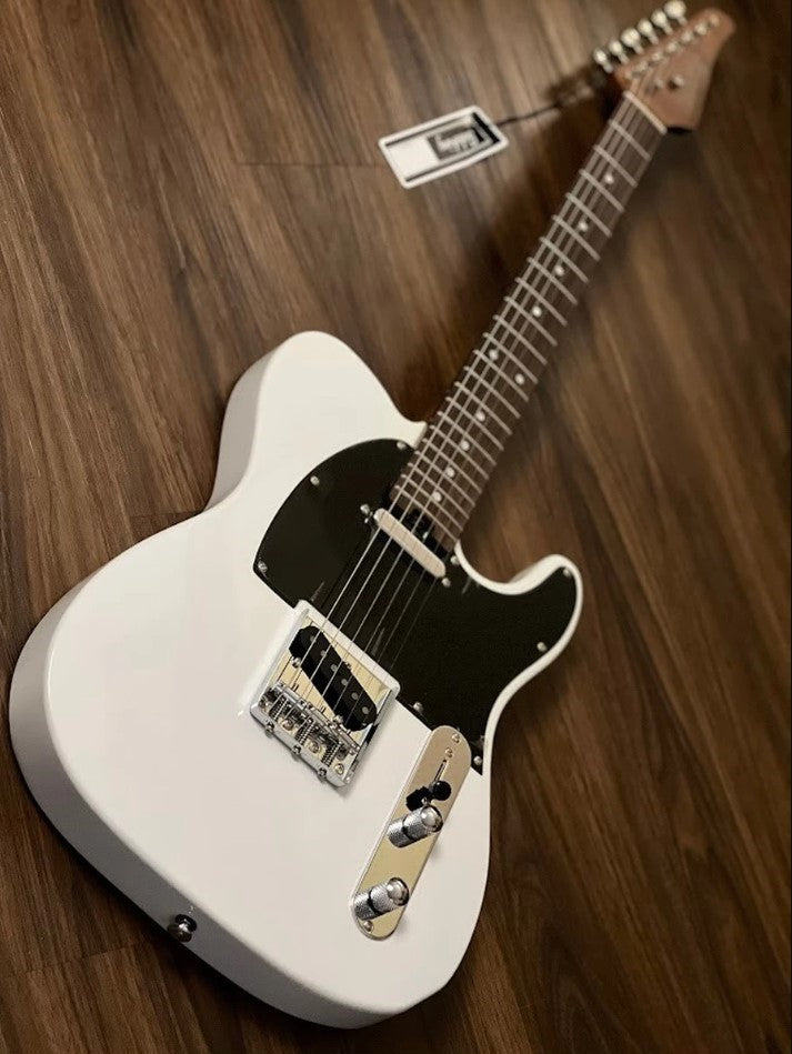 Electric Guitar Soloking MT-1 Vintage MKII With Roasted Maple Neck And Rosewood Fb In Olympic White