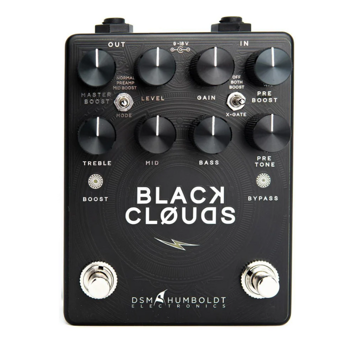 DSM &amp; Humboldt Electronics Black Clouds High-gain Distortion and Boost Pedal