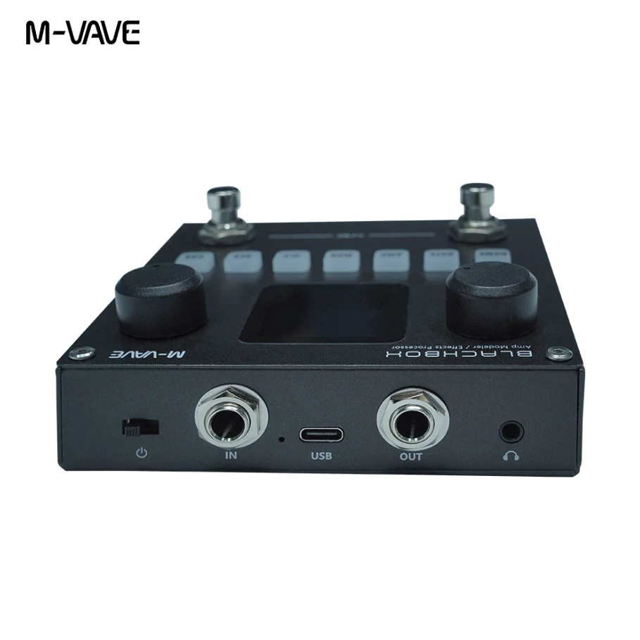MVave Blackbox Multieffects Rechargeable Pedal for Guitar or Bass