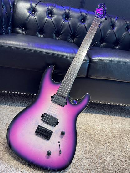 Electric Guitar Chapman ML1 Modern Baritone Lightning Storm Gloss Free Standard Setup USA Shipping