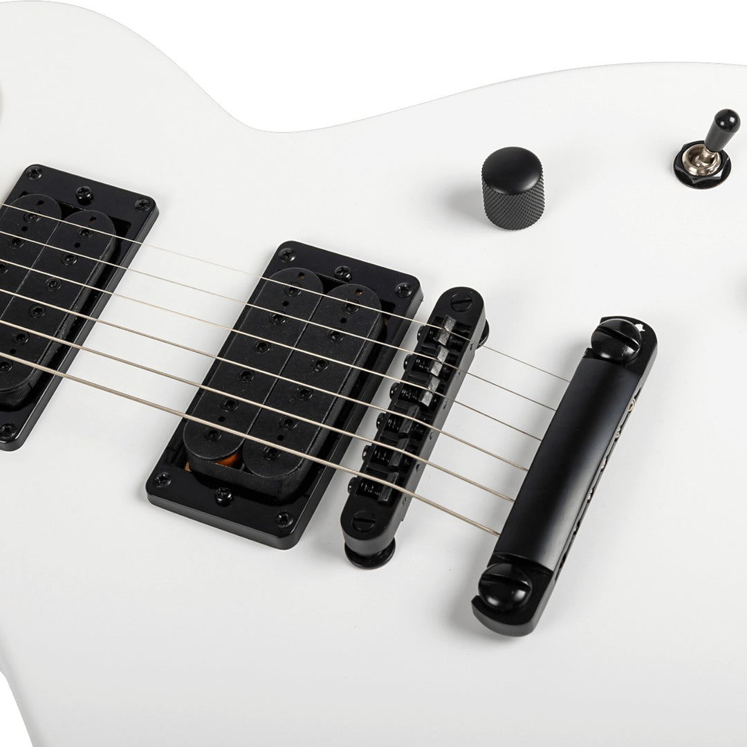 Electric Guitar Spira L-400 Mwh White Satin Free Setup