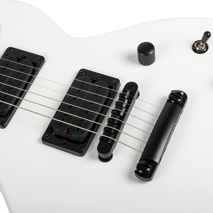 Electric Guitar Spira L-400 Mwh White Satin Free Setup