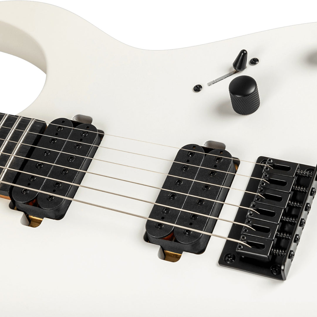Electric Guitar Spira S-400 Mwh White Satin Free Setup