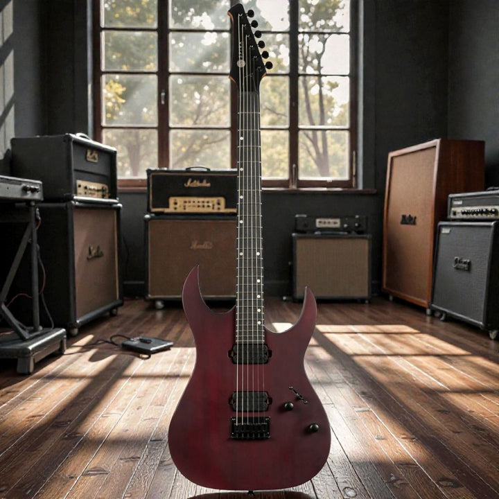 Electric Guitar Spira S-400 Mwr Wine Red Satin Free Setup