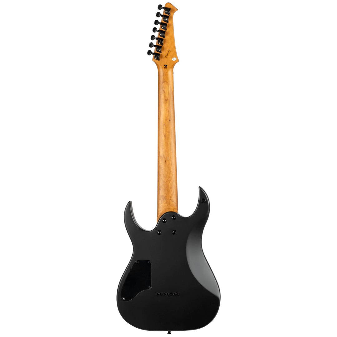 Electric Guitar Spira S-407 Mbk Black Satin 7 String Free Setup