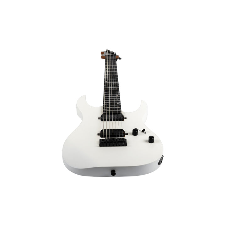 Electric Guitar Spira S-407 Mwh White Satin 7 String Free Setup