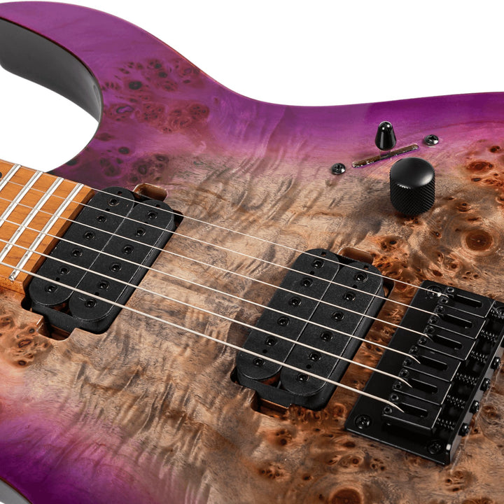 Electric Guitar Spira S-450 Tpp Trans Purple Gloss Free Setup